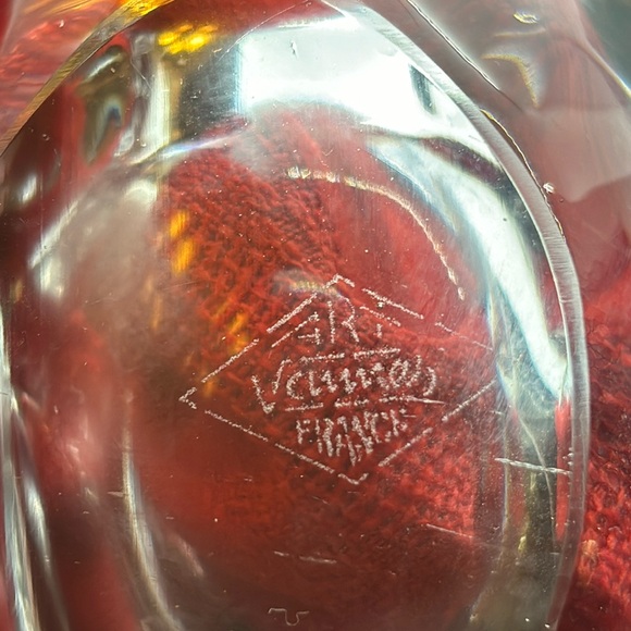 Vannes Vintage Glass Pipe Rest, Clear. 5-1/4” Tall. - Picture 6 of 6